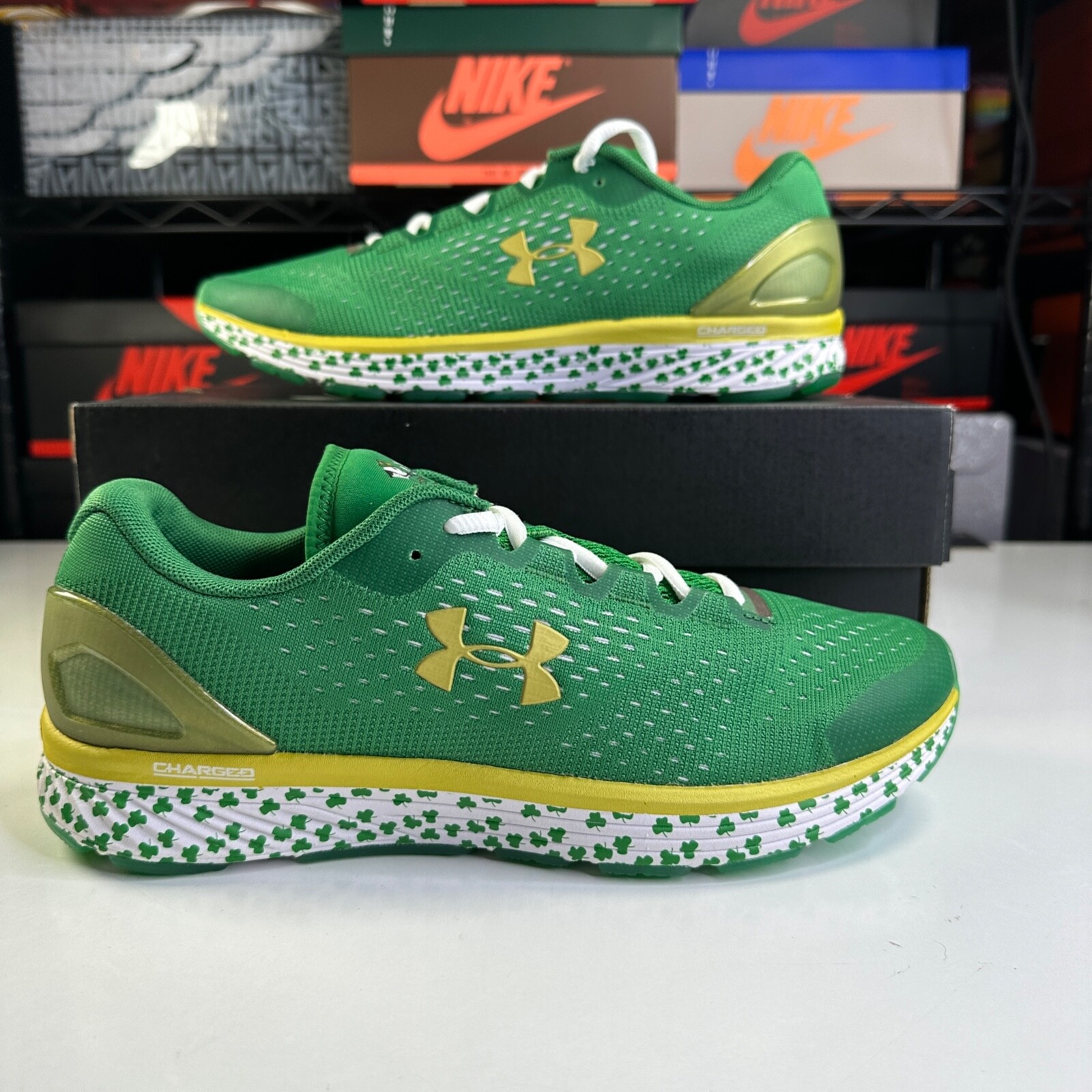 Under Armour Bandit 4 Notre Dame Fighting Irish Womens Sz 10.5/Men's 9 New  RARE | eBay