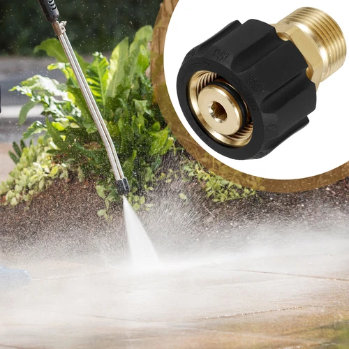 Adaptador de manguera para lavadora a presión 2-10x latón M22 15 mm hembra a M22 14 mm macho temzv - Imagen 9 de 11
