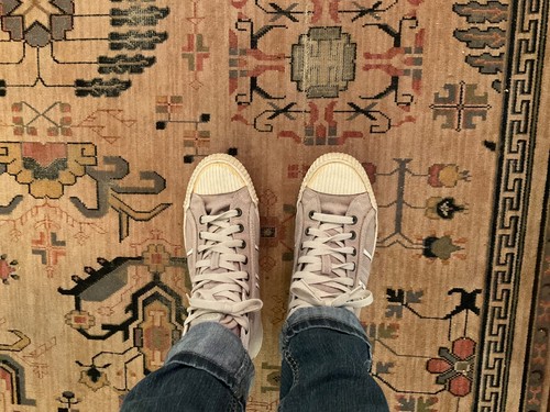 Rare Women Yuk Diesel Canvas Leather EU 39 High Top Sneaker Bought Switzerland - Picture 5 of 7