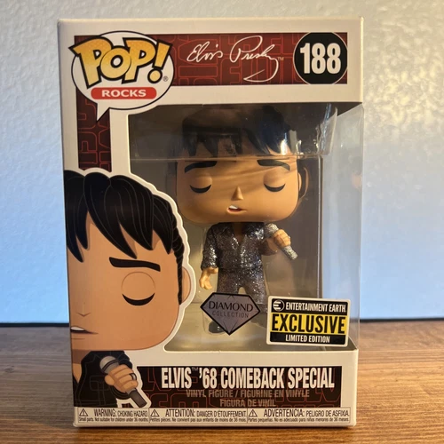 Funko Pop! Vinyl: Elvis Presley - Elvis '68 Comeback Special (Diamond Glitter) -