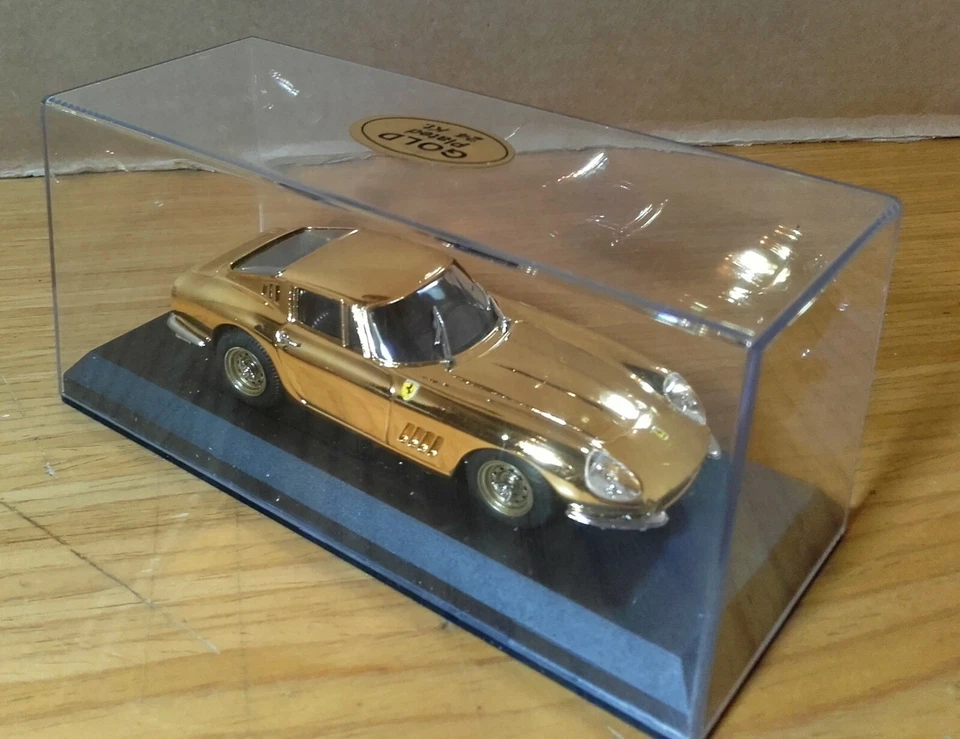 FERRARI 275 GTB/4 COUPE' BEST MODEL BY MARCO GRASSINI LIMITED #0872 GOLD 1:43 - Immagine 3 di 4