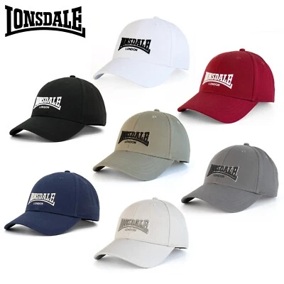 Lonsdale London Cap Kappe Mütze Verstellbar 7 Varianten Neu