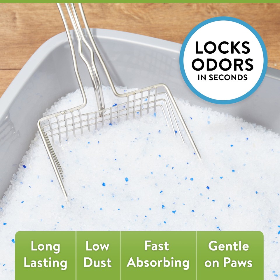 Vibrant Life Mini Crystal Unscented Cat Litter, 8 lb，Assembled Product