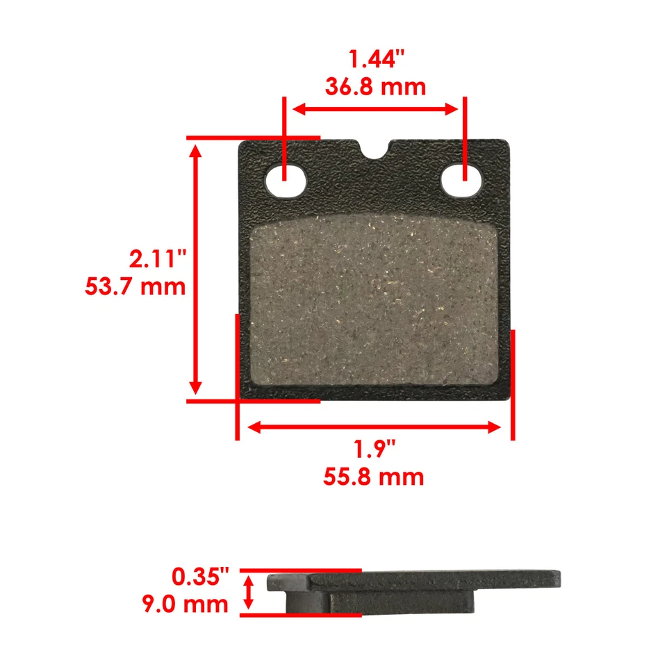Front Brake Pads for BMW K75 K75-2 750 1989 1990 1991 1992 1993 1994 - Image 2 of 4