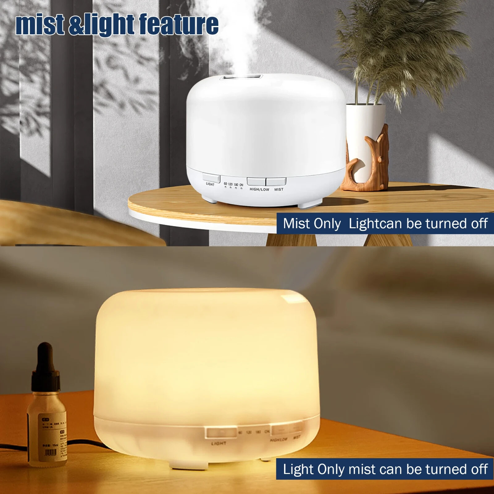 Essential Oil Diffuser with Remote Control , Aroma Diffuser Air Humidifier-image