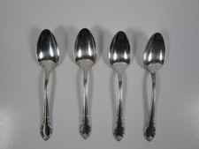 Lot of 4 International Rogers Remembrance Silverplate Serving Tablespoon 1948