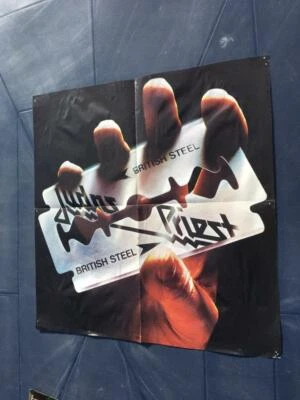 POSTER JUDAS PRIEST BEHEMOTH Evangelion 45 x 46 cm (13,7 x 14 inches) good cond - Photo 1/2