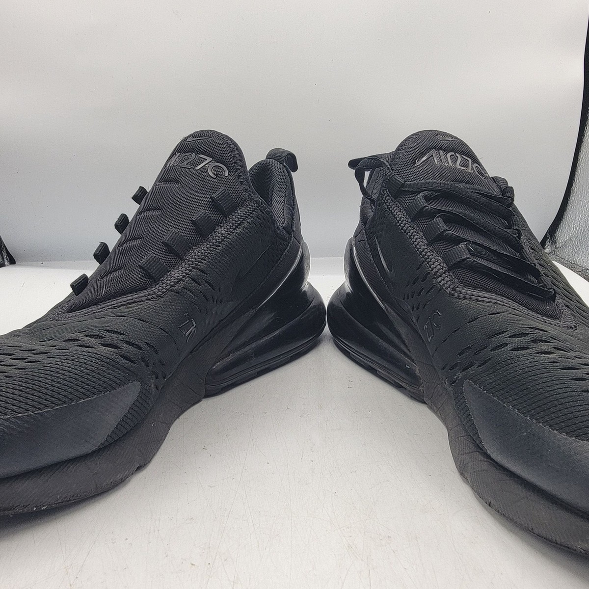 Nike Air Max 270 Mens 10 Triple Black Shoes Athletic Outdoors Casual AH8050-005 Nike Air Max 270 AH8050-005 – Kick Theory main image 2