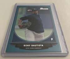 2013 Bowman Baseball Prospects Rony Bautista New York Yankees Blue #90 #d 500