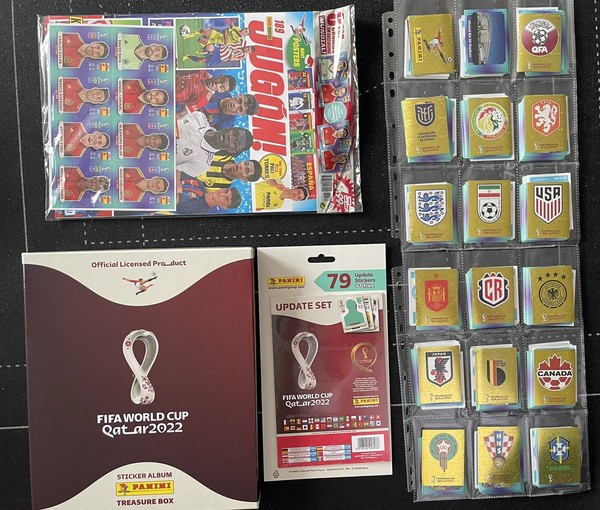 Colección completa Panini Mundial Qatar 2022 stickers
