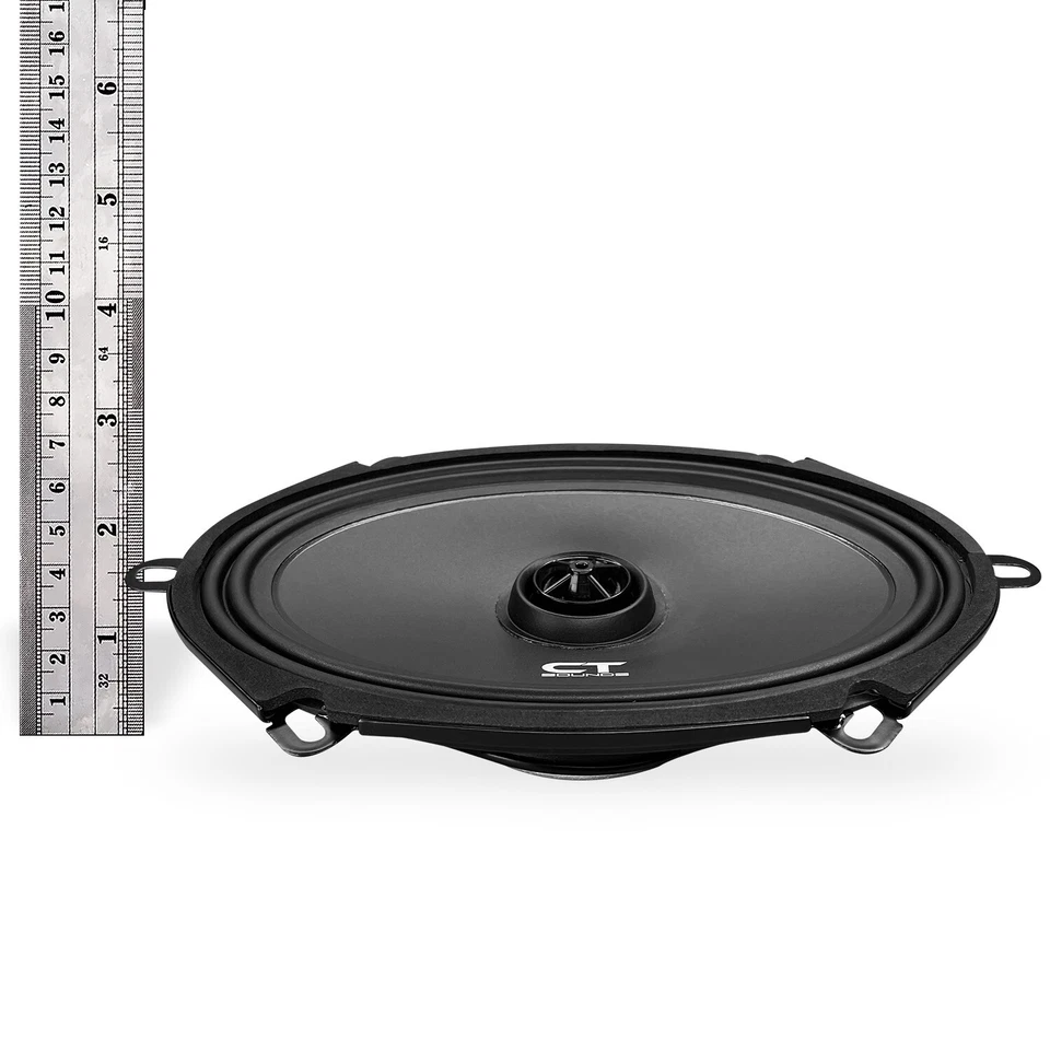 CT Sounds Tropo 5x7” 120 Watt Shallow-Mount Coaxial Car Speakers, Pair - Image 2 of 4