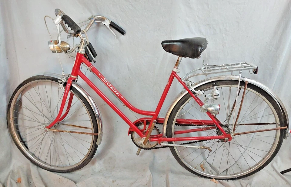 Bicicleta Schwinn Breeze Cruiser 1974 grande 19" 3 velocidades ¡Buje interno Sturmey Archer!! Foto 2 de 4