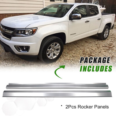 Pair Of Rocker Panels For 2004-2012 Chevy Colorado & GMC Canyon – Direct Fit Replacement