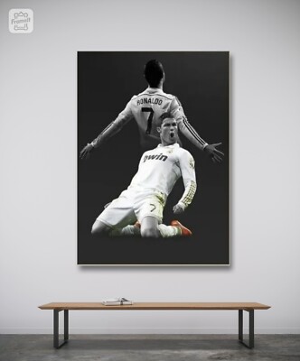 ロナウド 、ラシュフォード アートボード Cristiano Ronaldo 7 Art Poster Canvas Wall Art Home Decor sports