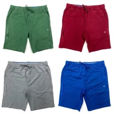 Mack Weldon Ace Sweat Shorts Mens French Terry Drawstring Zip Pocket Tailor Fit