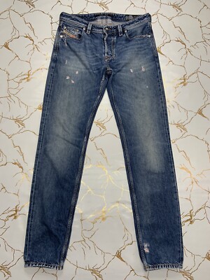 Diesel D.N.A Herren Blau Straight Tapered LARKEE-BEEX SP Jeans Größe W31 L33,5
