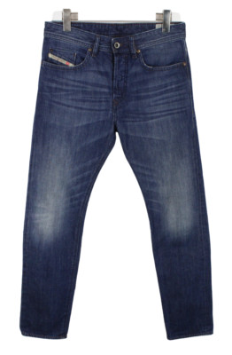 Diesel Buster Regular Slim Tapered 0838B Mens Jeans W29/L30 Whiskers Button