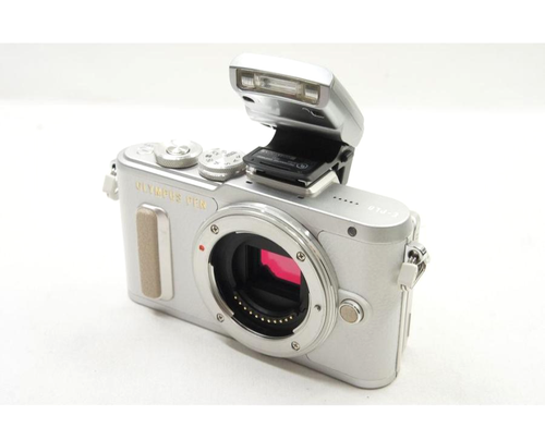 Olympus PEN E-PL8 Body White Mirrorless SLR Camera Tested w/ Box, Accessories