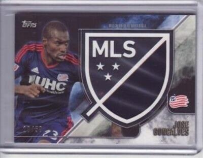 2015 Topps Apex MLS Crest Relic #CJRJG Jose Goncalves /50 Jersey - Flat S/H