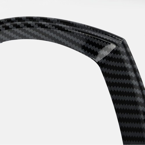 For Toyota Highlander 2020-2023 Carbon Fiber Mirror Rain Eyebrow Trim - Picture 9 of 9