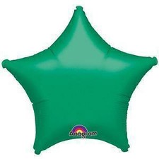 Green Star Shaped Balloon