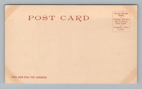 Boston Massachusetts Postkarte Antik - Bild 2 von 2