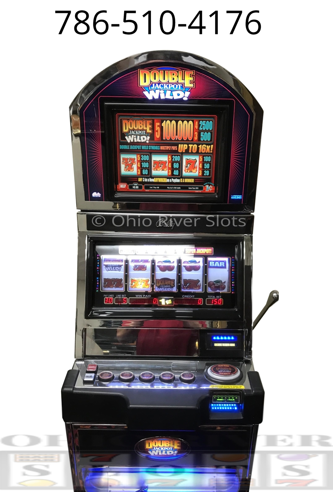 BALLY S9000 "DOUBLE JACKPOT WILD" SLOT MACHINE  (FREEPLAY/COINLESS/HANDPAY) | eBay