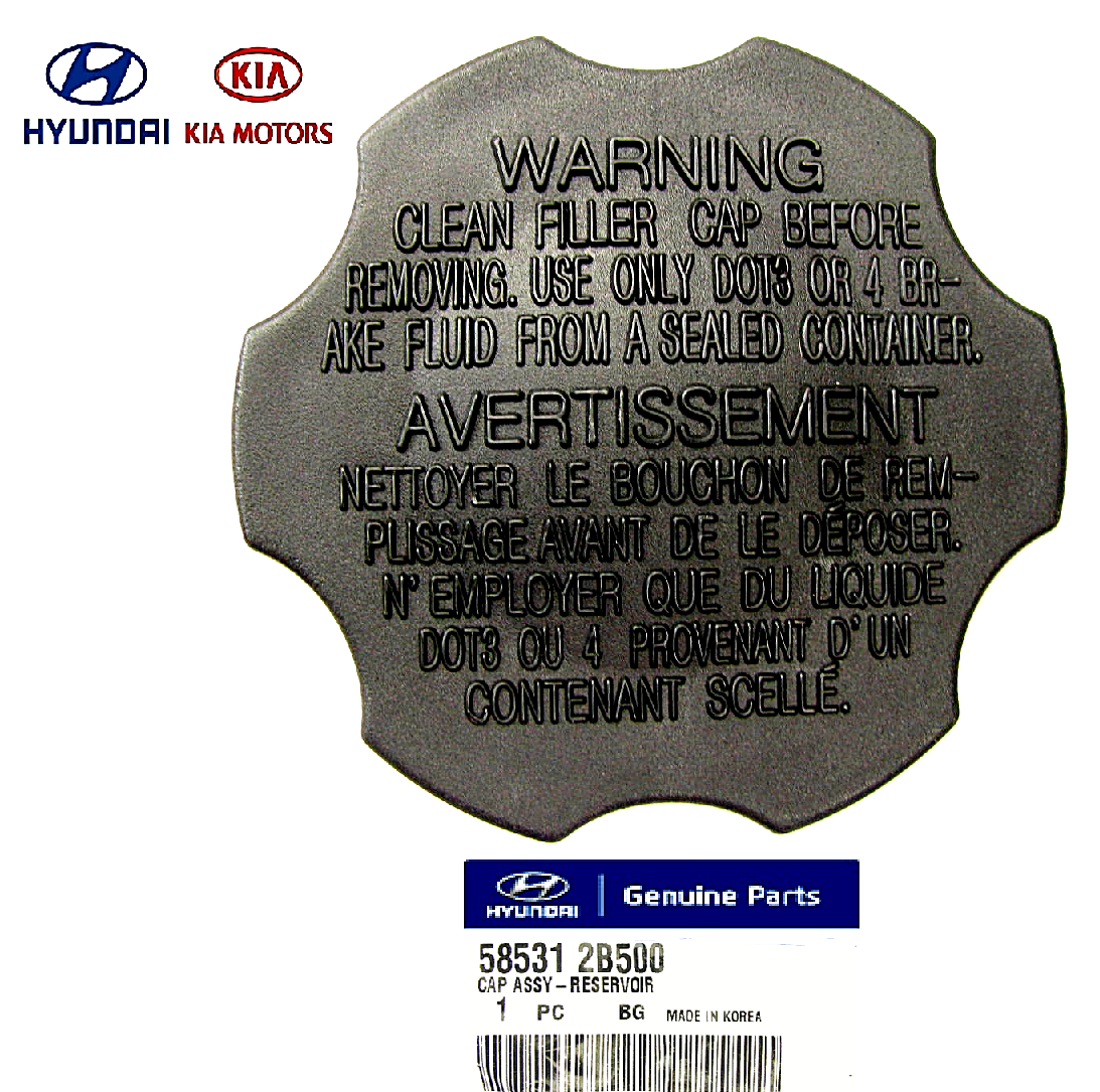 OEM Brake Master Cylinder Fluid Reservoir Cap Hyundai & Kia SONATA