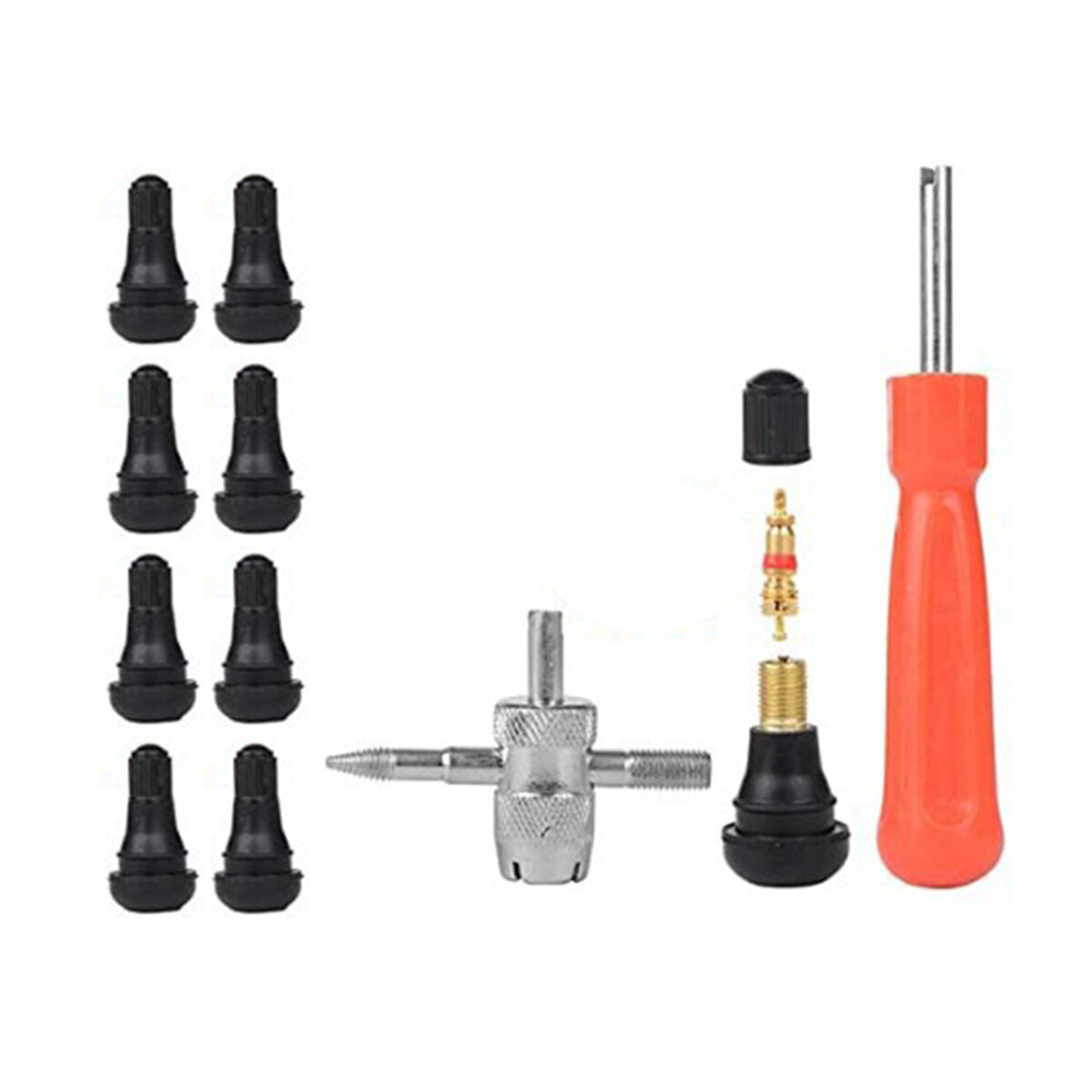 New 43pcs Tire Valve Stem Install Remover Repair Tool Puller Car Truck