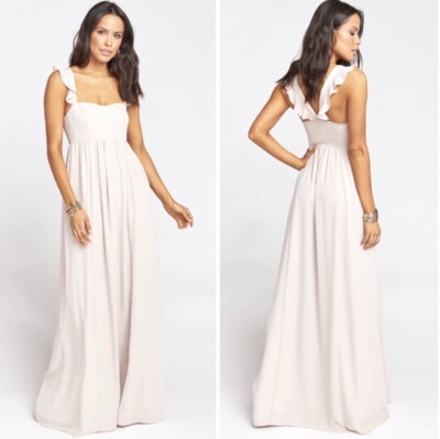 Show Me Your Mumu Womens June Maxi Dress in White Size XXL $195 | eBay