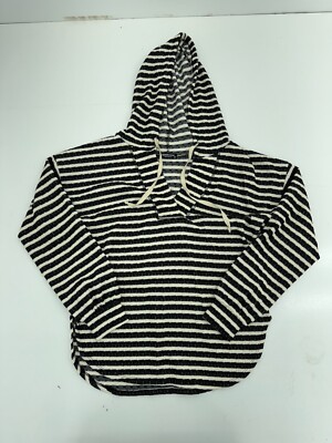 Heimish USA Black White Pullover Hoodie Womens Size Medium