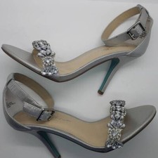 BETSEY JOHNSON Erin Crystal Embellished Sandal