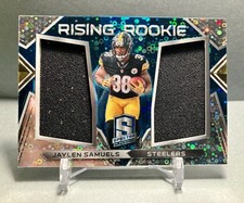 2018 JAYLEN SAMUELS Spectra Rising Rookie Patch 12/99 Card# 27