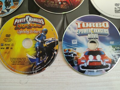 Power Rangers DVD Lot 7 Discs Mission Training Mystic Force