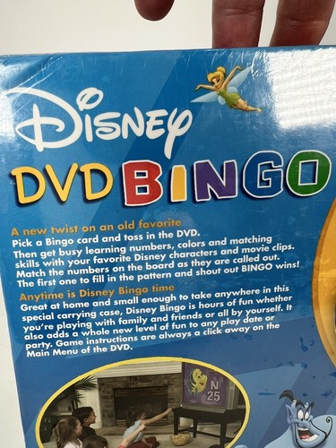 Disney DVD Bingo TV Game For Ages 4+ w/ Carrying Case - NEW SEALED Vintage 2005 - 第 12/21 張圖片