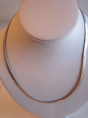 STERLINGSILBER HALSKETTE HERING KNOCHEN 20'' - 20g -JC-4