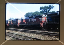 Original '69 Kodachrome Slide CBQ Burlington Route 374 SD9     41I38