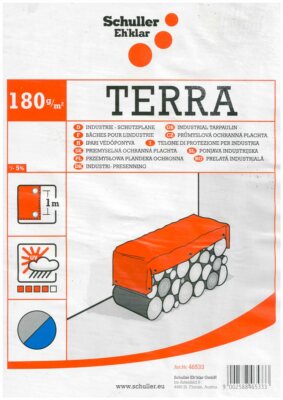( 2,00/m²) Schutz-Abdeckplane TERRA 180g/m 3x4 m Gewebefolie Schutzplane