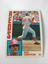 1984 Topps Dave Concepcion . Cincinnati Reds #55