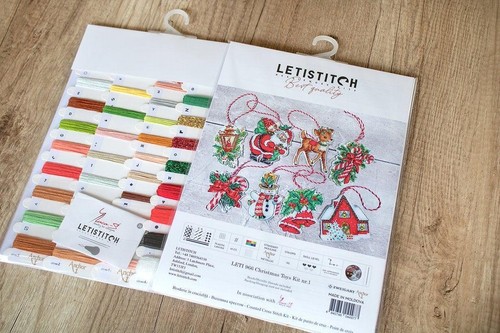 Kit de punto de cruz contado LetiStitch kit de juguetes de Navidad n.o 1 Leti966 - Imagen 9 de 12