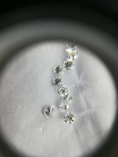 Round 1.85 mm 40 Pcs. CVD Lab Created Diamonds TCW 1.00 , DEF , VVS