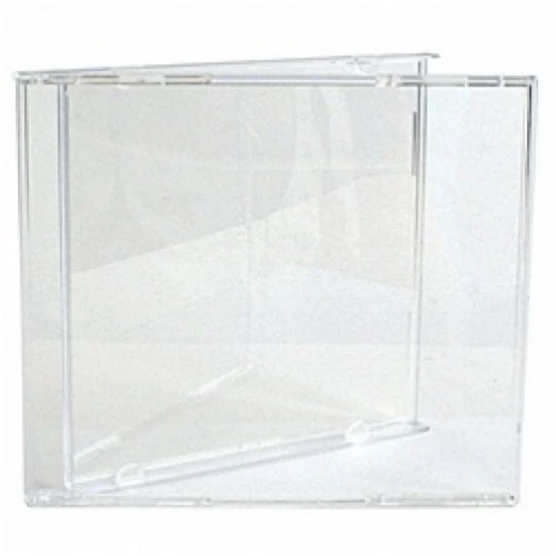 25 x CD Jewel Cases Standard Album Case Clear without tray (Carton Only NO Tray)
