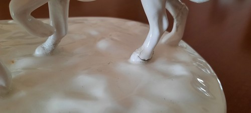 Deko Keramik Figur Schäfer mit Schafen und Hund von Hertwig & Co. Katzhütte - Bild 5 von 8