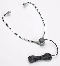 AL60DP stethoscope Transcription Headset with Dictaphone 2 prong connector 