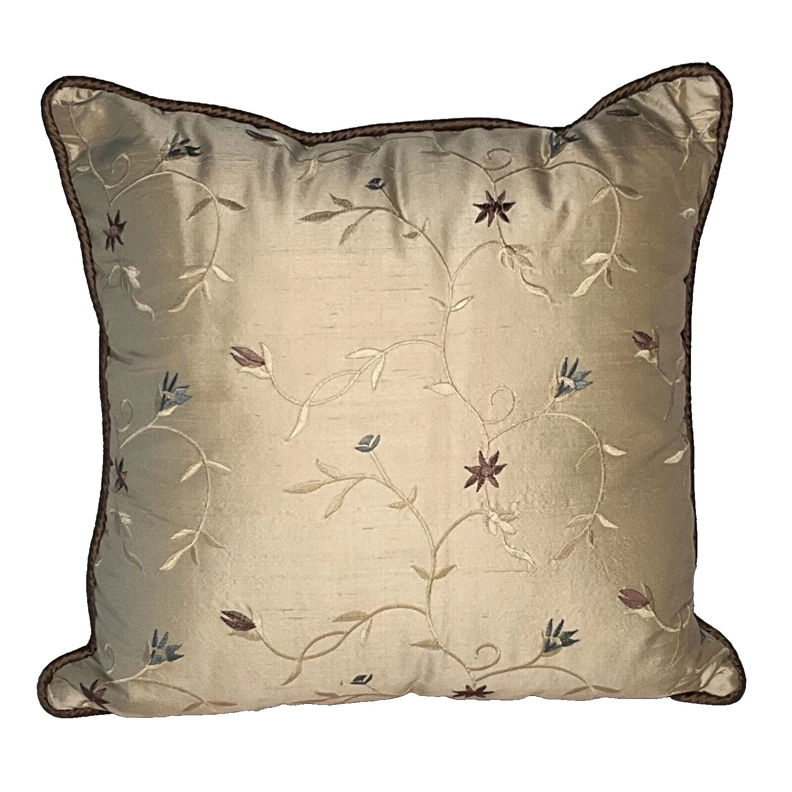 Embroidered 100% Silk Home Décor Pillows