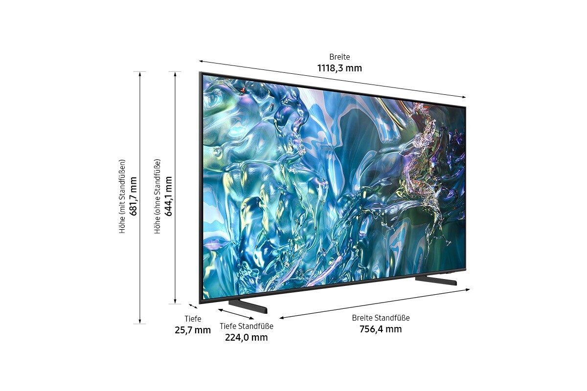 Thumbnail - Samsung 50 Zoll Qled 4k Q60d Tizen Os™ Smart Tv (2024)