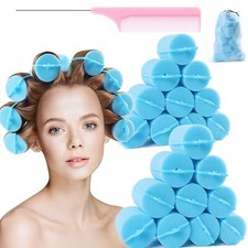 Jumbo Foam Sponge Hair Roller Soft Sleeping Rollers Curvy Wavy Hairstyle Curling