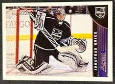 2013 SCORE NHL JONATHAN QUICK Los Angeles Kings HOCKEY CARD  #219
