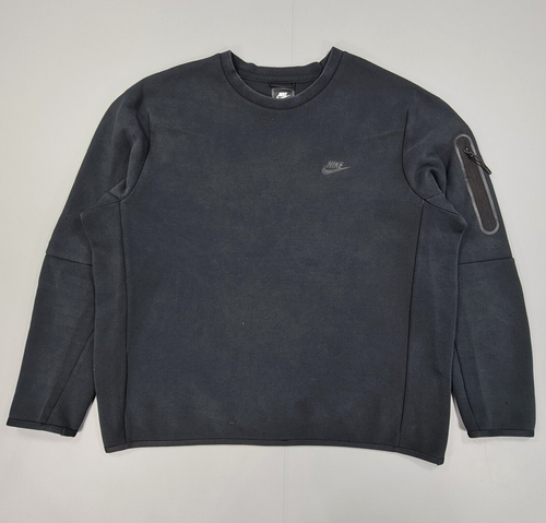 Nike Herren Tech Fleece Sweatshirt Schwarz XL Pullover Sweater Gym CU4505-010