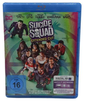 Suicide Squad inkl.  Extended Cut Blu-ray  Will Smith Viola Davis Leto Jared